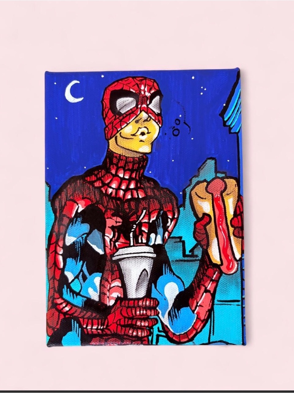 Spider-Man Canvas Painting